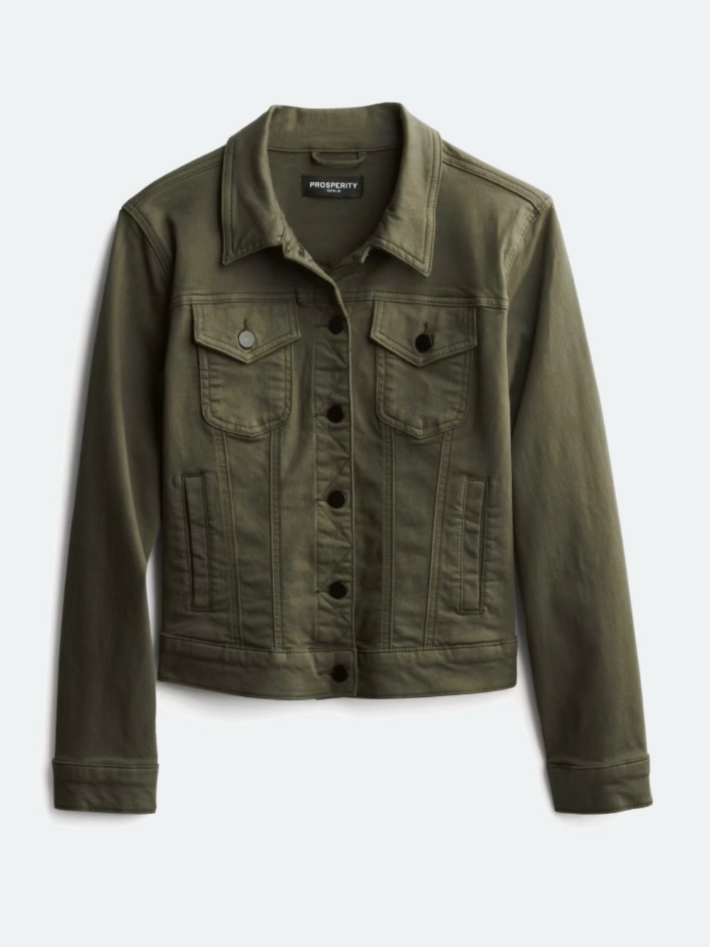 NWOT- XL Prosperity Olive Women’s Denim Jacket